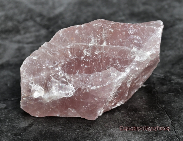 Hexenshop Dark Phönix Rosenquarz Rohstein Halbedelstein 433g